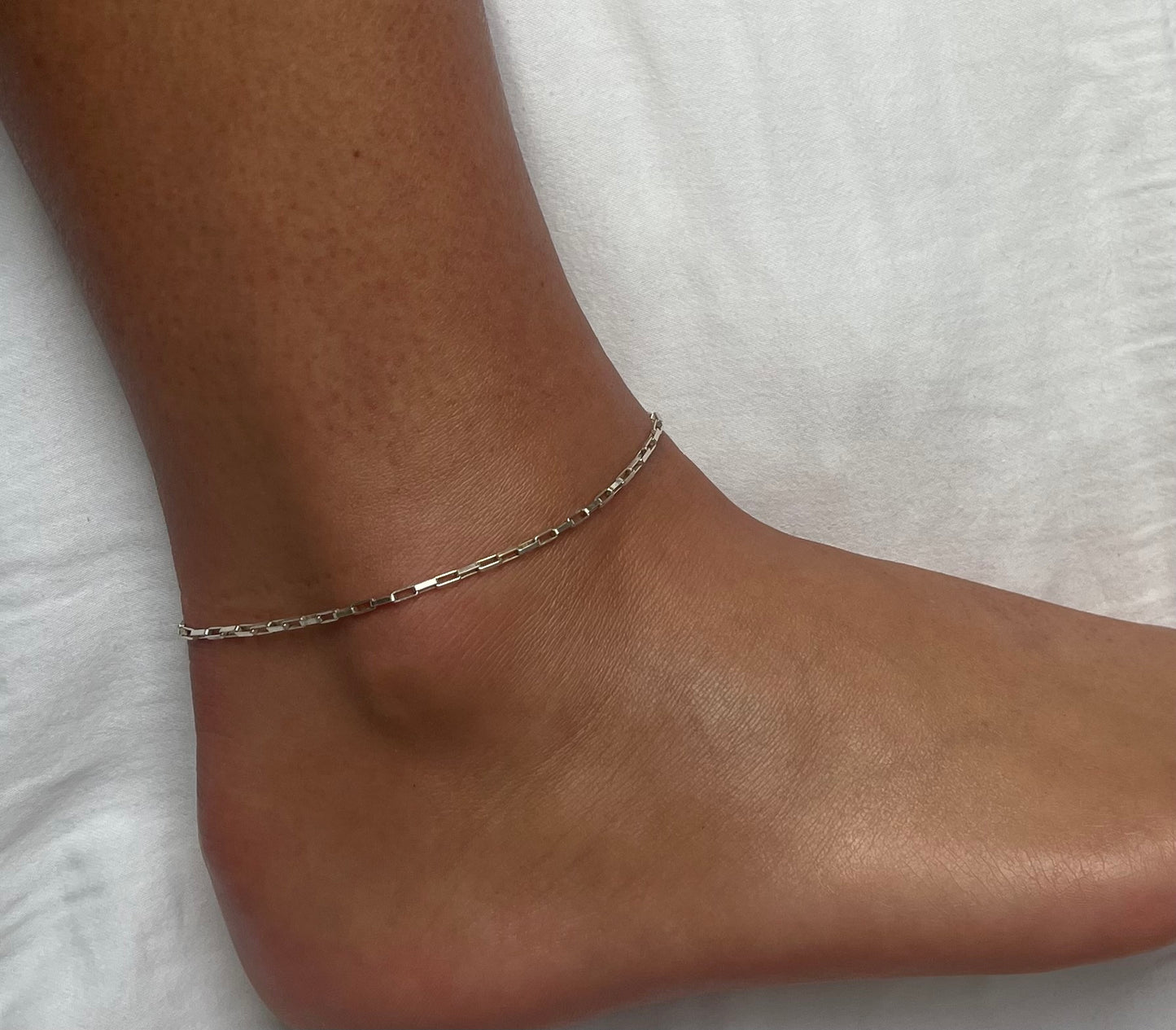 Box Chain Anklet - MTO