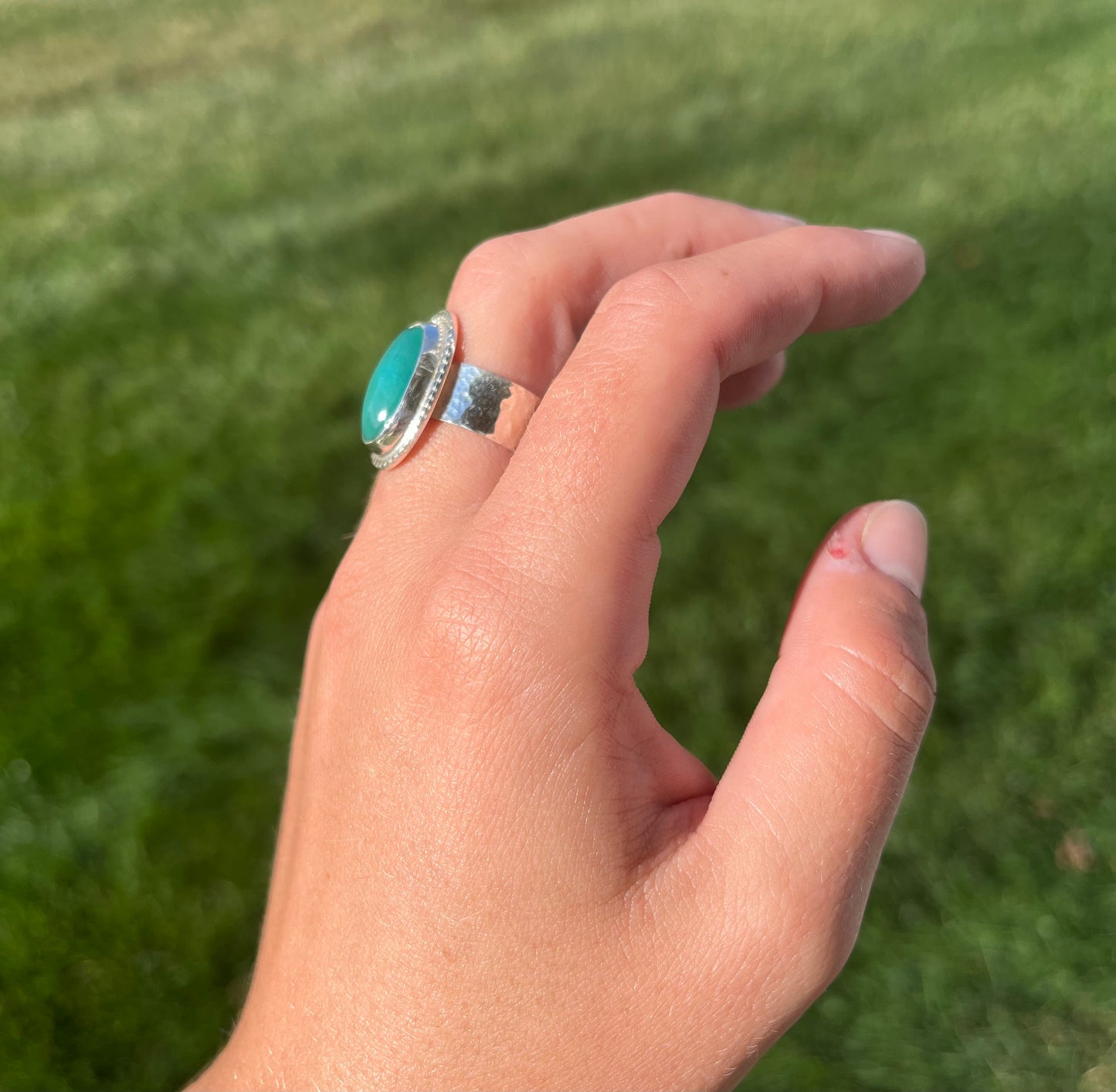 Chrysoprase Ring