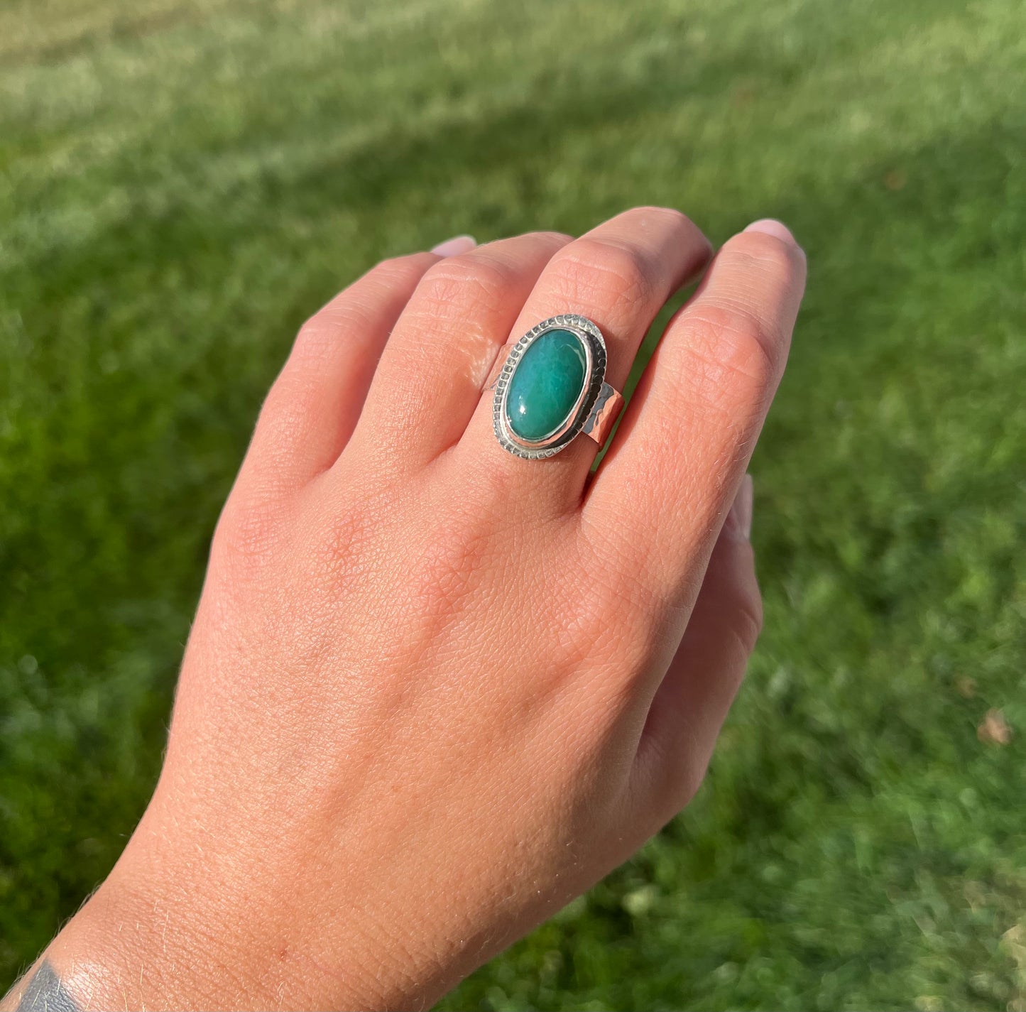 Chrysoprase Ring