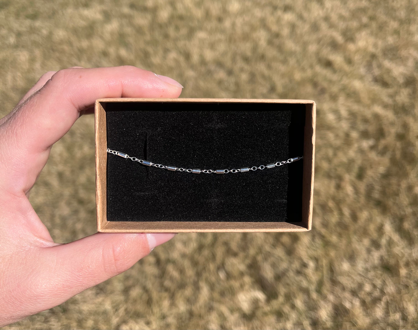 Dainty Tube Chain Anklet - MTO