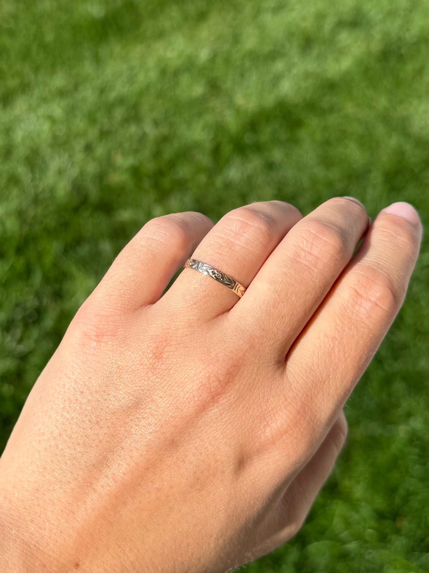 Floral Gold Ring