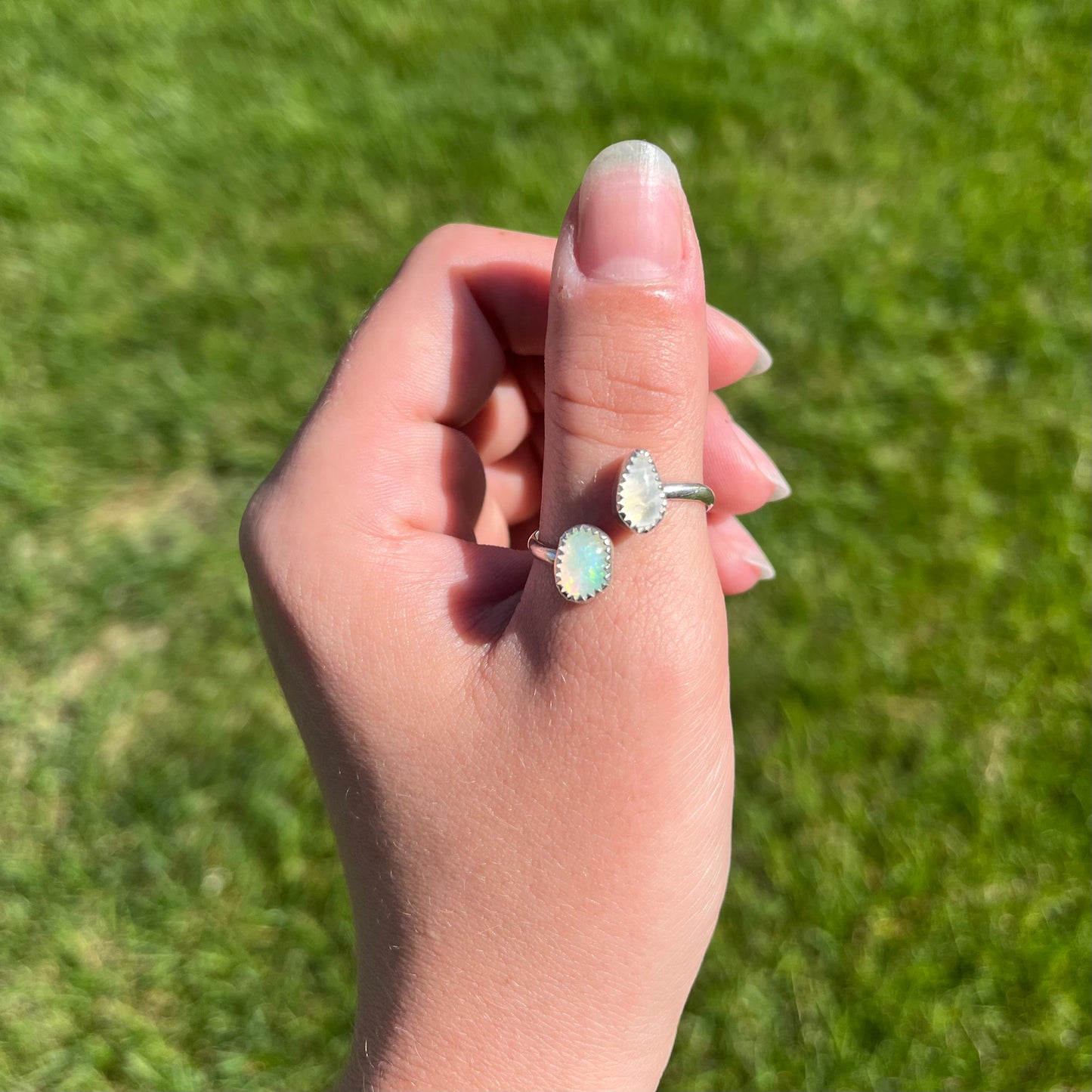 Opal & Moonstone Ring - MTO