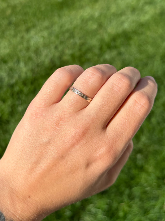 Floral Gold Ring