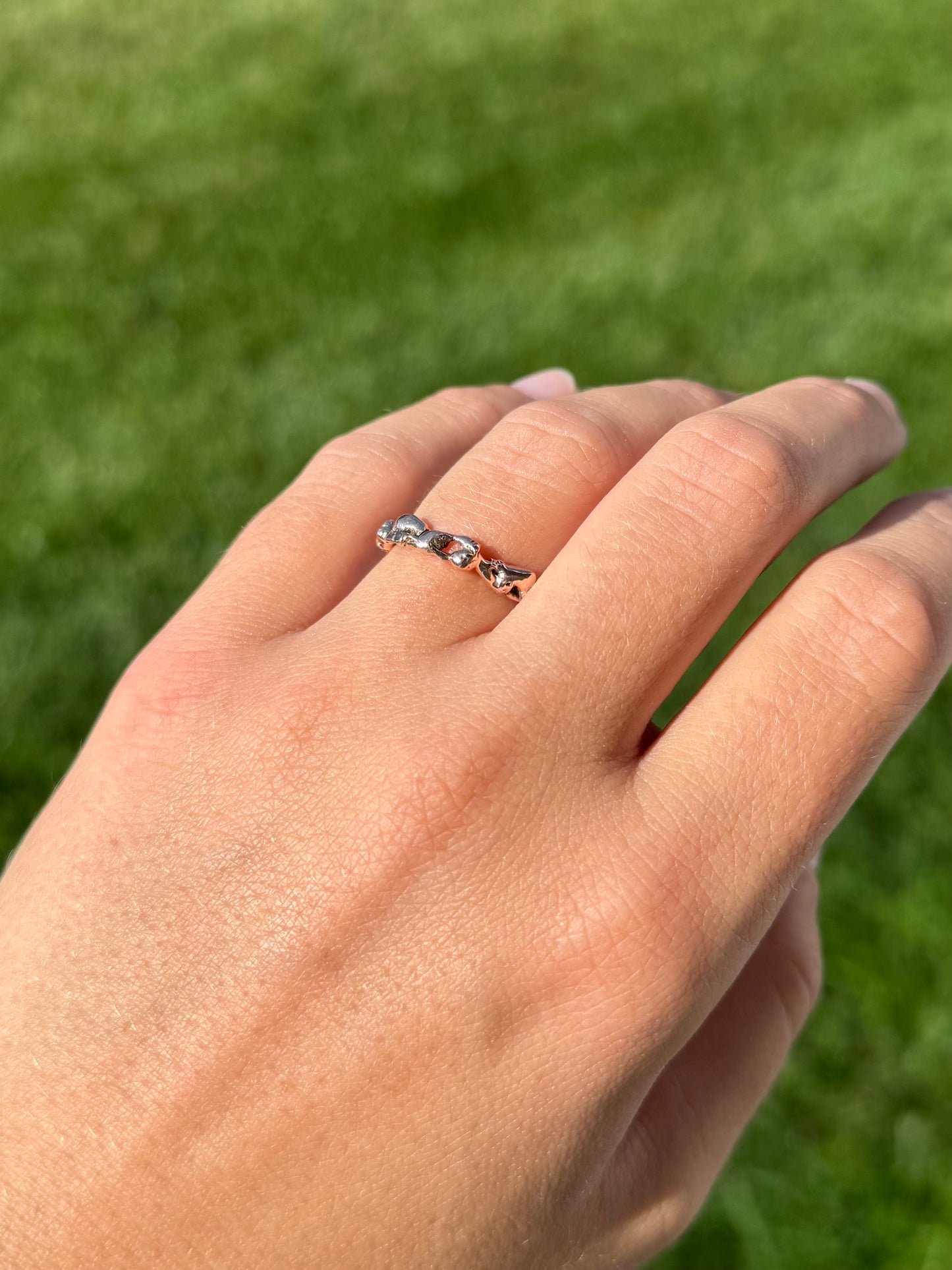 Organic Rose Gold Ring