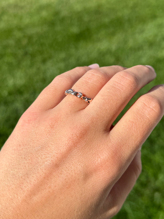 Organic Rose Gold Ring