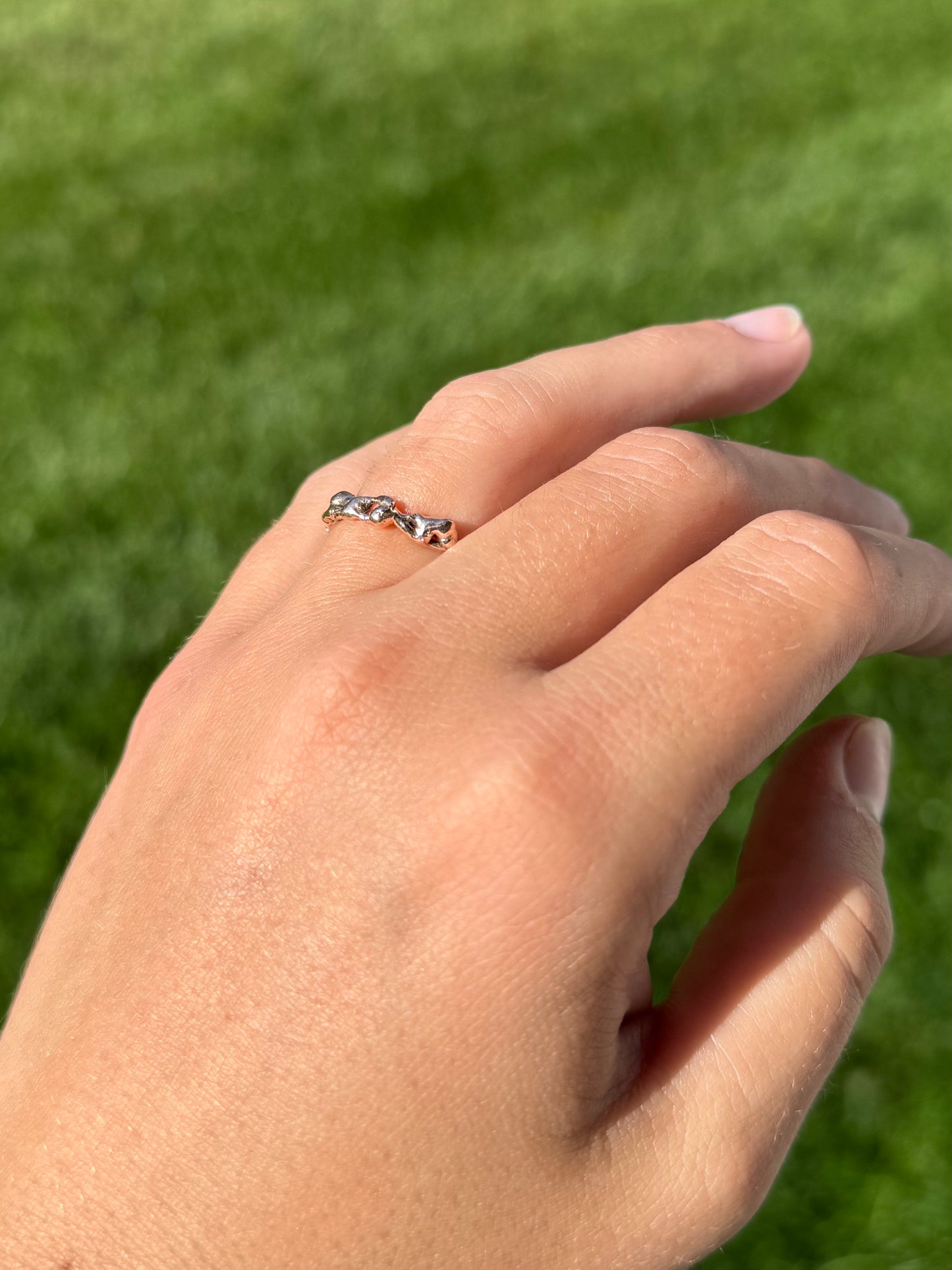 Organic Rose Gold Ring