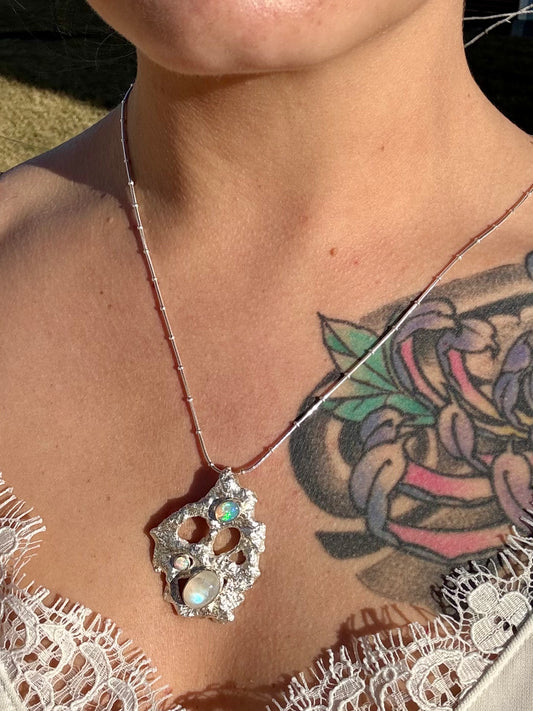 Opal & Moonstone Necklace
