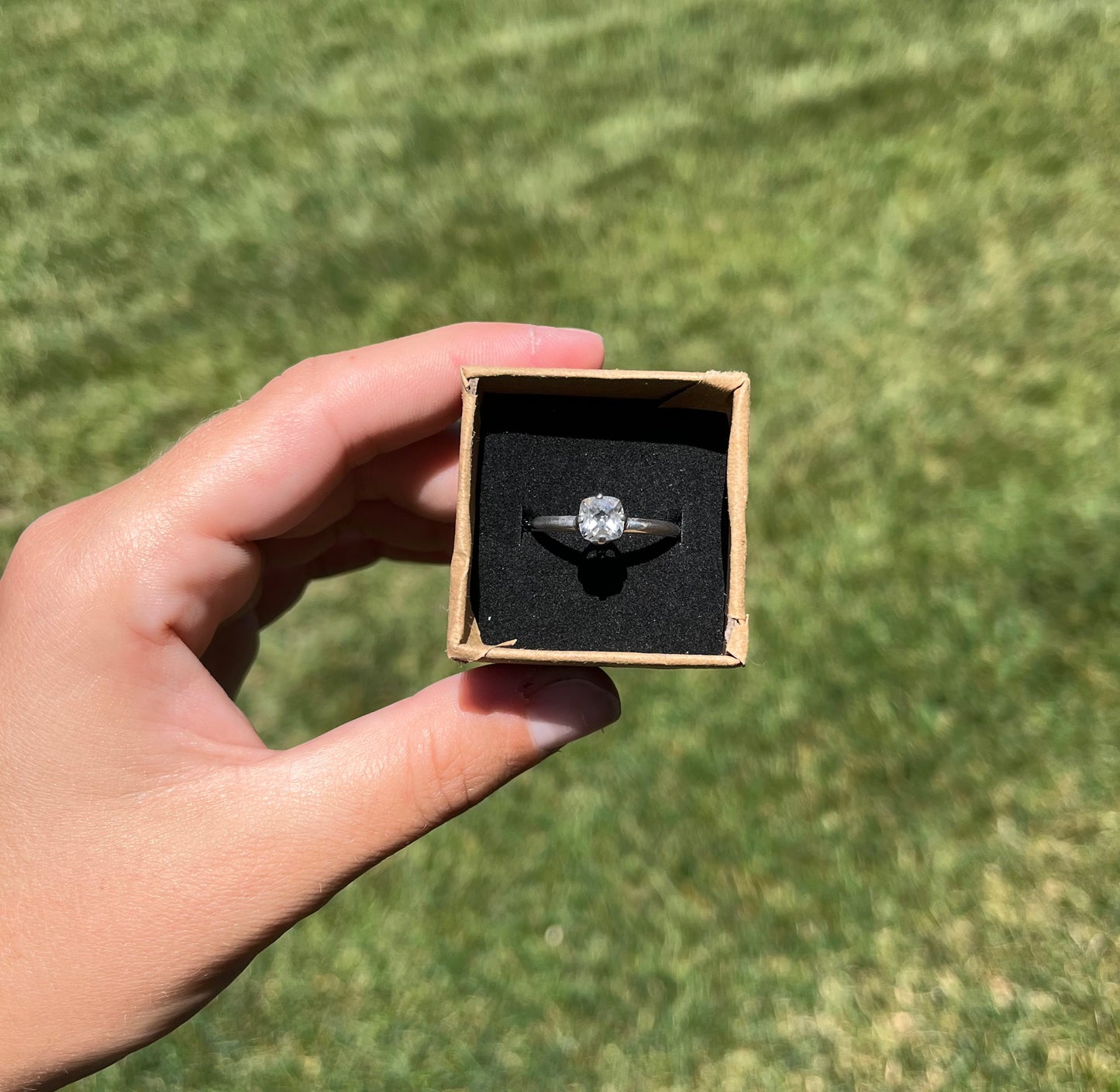 Lab Created Diamond Ring
