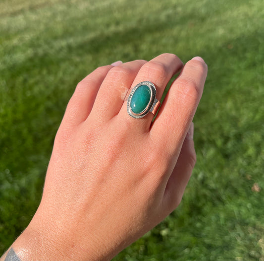 Chrysoprase Ring