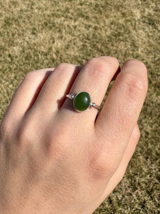 Accented Jade Ring